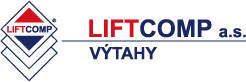 Logo výroba a servis výtahů Liftcomp.cz